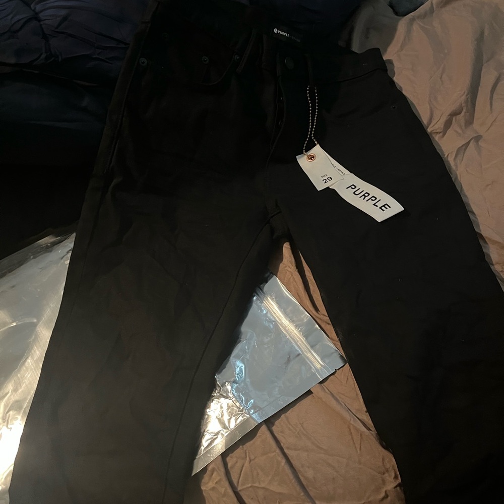 Black purple jeans CASH APP OR PAYPAL ONLY